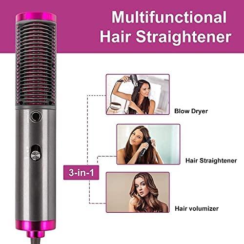 Maxbell 3 in 1 Multi-function Hot-Air Brush Fast Hair Dryer Salon Straightener - Aladdin Shoppers