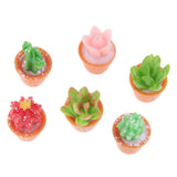 6Pcs Artificial Succulent Plants Mini Potted Succulents Picks for Home Table - Aladdin Shoppers