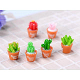 6Pcs Artificial Succulent Plants Mini Potted Succulents Picks for Home Table - Aladdin Shoppers