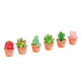6Pcs Artificial Succulent Plants Mini Potted Succulents Picks for Home Table - Aladdin Shoppers