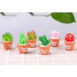 6Pcs Artificial Succulent Plants Mini Potted Succulents Picks for Home Table - Aladdin Shoppers