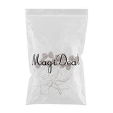 6Pcs Handmade Burlap Lace Bows for Rustic Wedding Decoration 2.5 x 2.3 inch - Aladdin Shoppers
