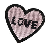 6pcs Heart Applique Sequin Sew On Clothes Bag DIY Embroidery Paillette Patch - Aladdin Shoppers