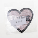 6pcs Heart Applique Sequin Sew On Clothes Bag DIY Embroidery Paillette Patch - Aladdin Shoppers
