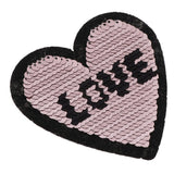 6pcs Heart Applique Sequin Sew On Clothes Bag DIY Embroidery Paillette Patch - Aladdin Shoppers