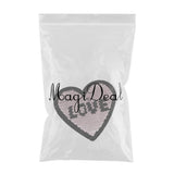 6pcs Heart Applique Sequin Sew On Clothes Bag DIY Embroidery Paillette Patch - Aladdin Shoppers