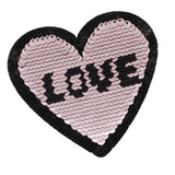 6pcs Heart Applique Sequin Sew On Clothes Bag DIY Embroidery Paillette Patch - Aladdin Shoppers