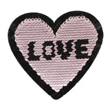 6pcs Heart Applique Sequin Sew On Clothes Bag DIY Embroidery Paillette Patch - Aladdin Shoppers