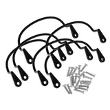 6pcs Plastic Pool Table Ring Nets Liners Hook Billiards Snooker Tables Mesh Thread Pocket Holder Part Accessories - Aladdin Shoppers