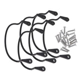 6pcs Plastic Pool Table Ring Nets Liners Hook Billiards Snooker Tables Mesh Thread Pocket Holder Part Accessories - Aladdin Shoppers