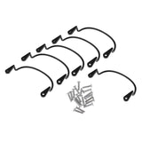 6pcs Plastic Pool Table Ring Nets Liners Hook Billiards Snooker Tables Mesh Thread Pocket Holder Part Accessories - Aladdin Shoppers