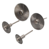 7 Pieces 1/8 Inch Shank High Speed Steel HSS Mini Circular Saw Blades with Mandrels for Metal Cutting Wood Working Rotary Tool - Aladdin Shoppers