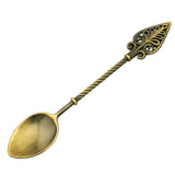 Max Vintage Ice Cream Tea Coffee Spoon Small Condiment Spoons Sugar Bronze 2