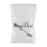 Max Creative Retro Coconut Tree Design Stainless Steel Soup /Coffee Spoon Red