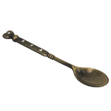 Max Retro Style Ice Cream Tea Coffee Spoon Small Condiment Spoons Sugar Bronze 2