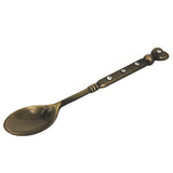 Max Retro Style Ice Cream Tea Coffee Spoon Small Condiment Spoons Sugar Bronze 2