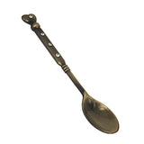 Max Retro Style Ice Cream Tea Coffee Spoon Small Condiment Spoons Sugar Bronze 2