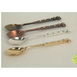 Max Retro Style Ice Cream Tea Coffee Spoon Small Condiment Spoons Sugar Bronze 2