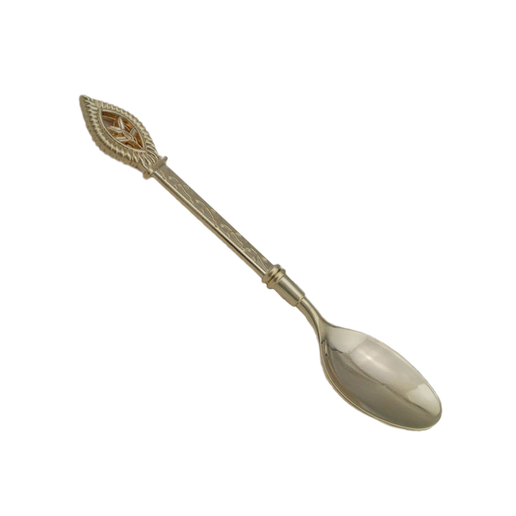 Max Creative Retro Flower Rattan Stainless Steel Soup /Coffee/Tea Spoon Golden