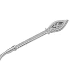 Max Creative Retro Flower Rattan Stainless Steel Soup /Coffee/Tea Spoon Silver