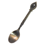 Max Creative Retro Flower Rattan Stainless Steel Soup /Coffee/Tea Spoon Bronze