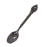 Max Creative Retro Flower Rattan Stainless Steel Soup /Coffee/Tea Spoon Gray