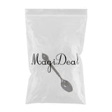 Max Creative Retro Flower Rattan Stainless Steel Soup /Coffee/Tea Spoon Gray