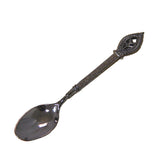 Max Creative Retro Flower Rattan Stainless Steel Soup /Coffee/Tea Spoon Gray