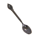 Max Creative Retro Flower Rattan Stainless Steel Soup /Coffee/Tea Spoon Gray