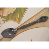 Max Creative Retro Flower Rattan Stainless Steel Soup /Coffee/Tea Spoon Gray