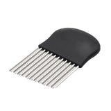 Maxbell Stainless Steel Potato Chip Vegetable Crinkle Wavy Cutter Slicer Tools