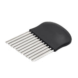 Maxbell Stainless Steel Potato Chip Vegetable Crinkle Wavy Cutter Slicer Tools