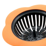 Max Bath Drain Shower Tub Strainer Cover Sink Trap Basin Stopper Filter Orange