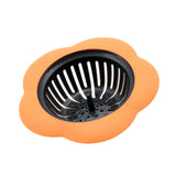 Max Bath Drain Shower Tub Strainer Cover Sink Trap Basin Stopper Filter Orange