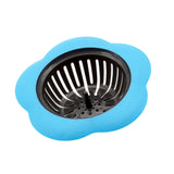 Max Bath Drain Shower Tub Strainer Cover Sink Trap Basin Stopper Filter Blue