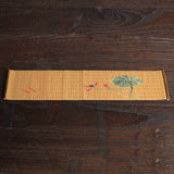 Maxbell  Bamboo Tea Mat Zen Table Runner Teapot Cup Coaster Red Carp #9
