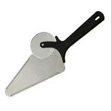 Maxbell 3 in 1 Stainless Steel Cake Pie Flan Server Slicer Pizza Wheel Cutter Party