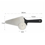 Maxbell 3 in 1 Stainless Steel Cake Pie Flan Server Slicer Pizza Wheel Cutter Party