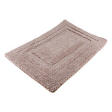 Max Bathroom Non-Slip Door Mat Bathmat Floor Rug Pure Color Khaki 60x90cm