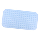 Max Anti Slip Bath Shower Suction Cup Mat Bathroom Bathtub Mats Blue 71×35cm