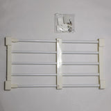 Max Wardrobe Closet Storage Rack Layered Partition Board Shelf  White 30-40cm
