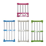 Max Wardrobe Closet Storage Rack Layered Partition Board Shelf  White 30-40cm