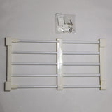 Max Wardrobe Closet Storage Rack Layered Partition Board Shelf  White 50-80cm