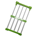Max Wardrobe Closet Storage Rack Layered Partition Board Shelf  Green 38-55cm