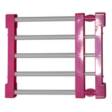 Max Wardrobe Closet Storage Rack Layered Partition Board Shelf  Rose Red 50-80cm
