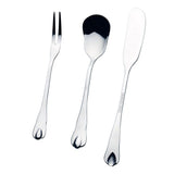 Maxbell 3 piece Stainless Steel Cutlery Dining Table Spoons Fork Dinner Flatware Set
