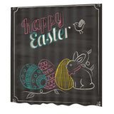 Happy Easter Shower Curtain Custom Shower Curtain 180x180 cm C0352