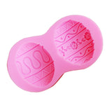 Maxbell Silicone Easter Mold Chocolate Jelly Candy Mould Pink Fondant Cake Mold #1