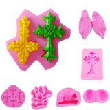 Maxbell Silicone Easter Mold Chocolate Jelly Candy Mould Pink Fondant Cake Mold #1