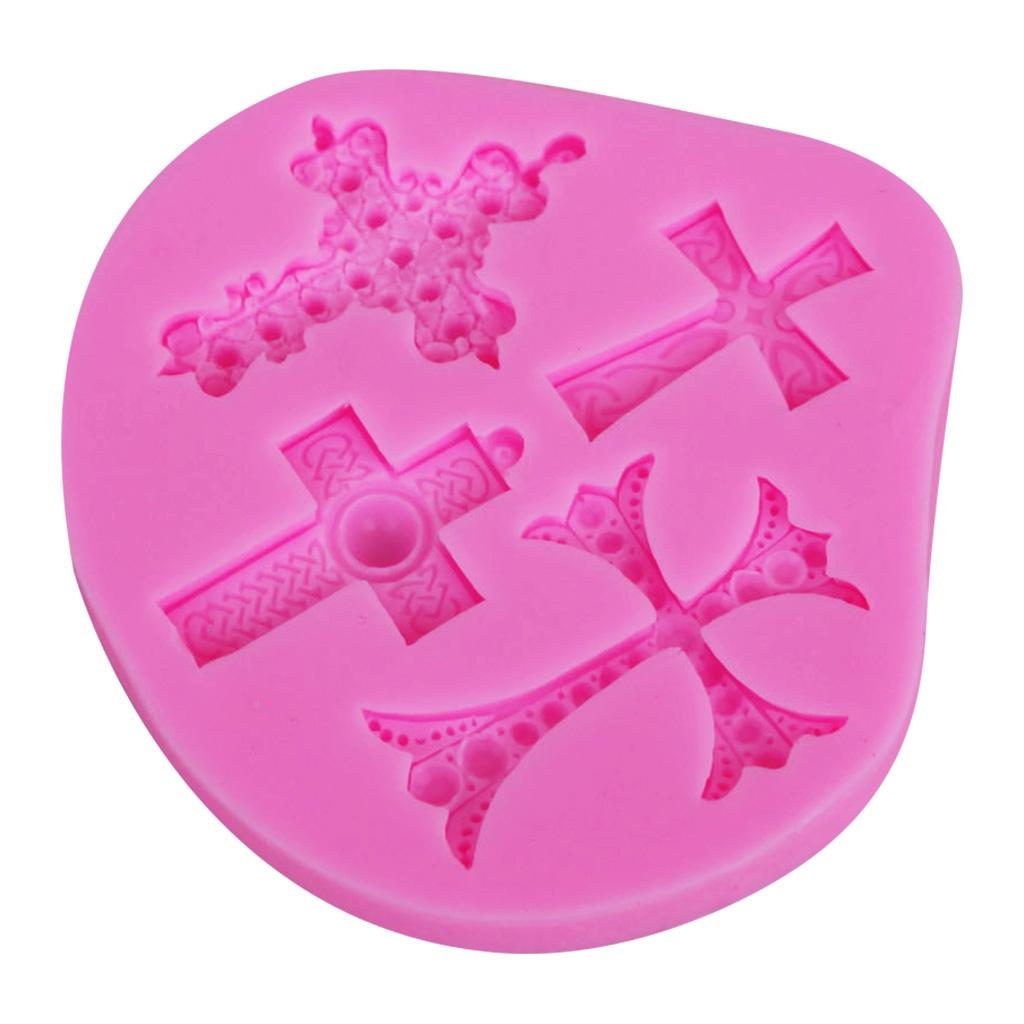 Maxbell Silicone Easter Mold Chocolate Jelly Candy Mould Pink Fondant Cake Mold #2